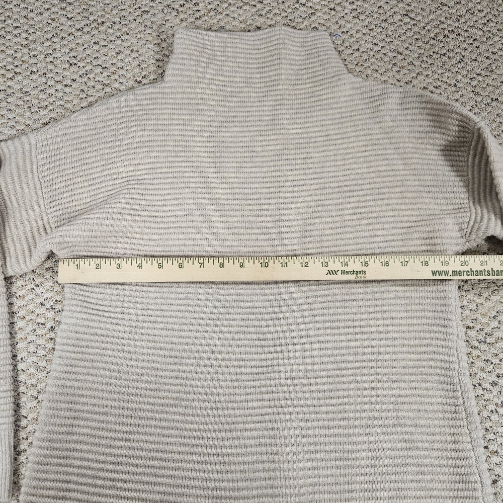 Madewell Skyscraper Merino Wool Mock Neck Long Sleeve Sweater Dress L - Picture 6 of 8